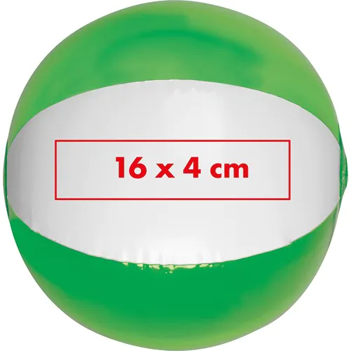 Ballon de plage bicolore coloré/transparent Ballon de plage bicolore coloré/transparent