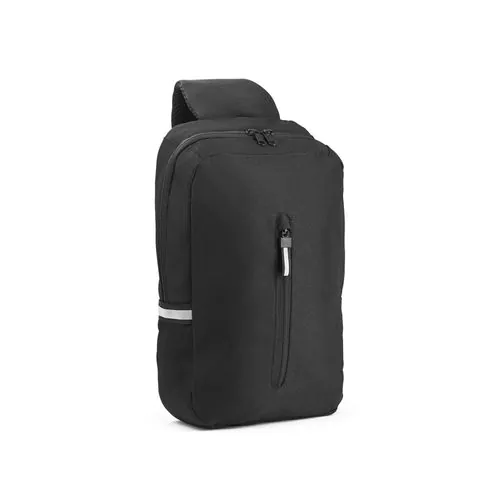DELFOS. Mochila de una sola correa de 300D poliéster reciclado y 600D poliéster reciclado, con forro de poliéster reciclado 210D DELFOS. Mochila de una sola correa de 300D poliéster reciclado y 600D poliéster reciclado, con forro de poliéster reciclado 210D