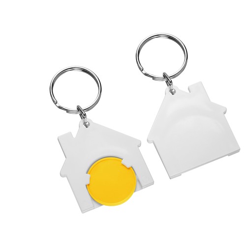 Chip holder with 1€ chip "house" Chip holder with 1€ chip "house"
