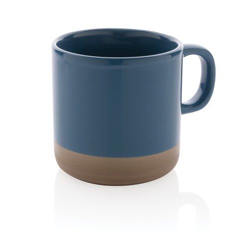 Taza de cerámica esmaltada 360ml. Taza de cerámica esmaltada 360ml.