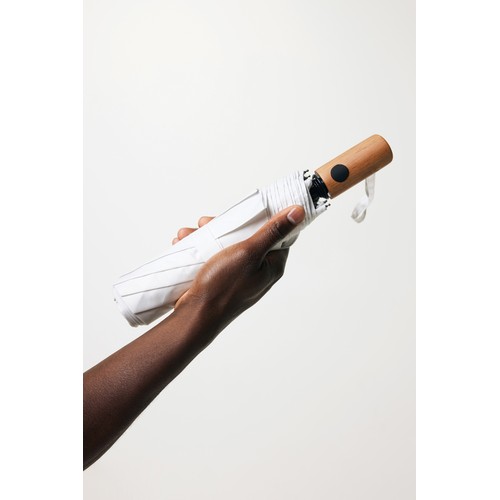 Mini ombrello automatico 21" Kaycey in rPET AWARE™
