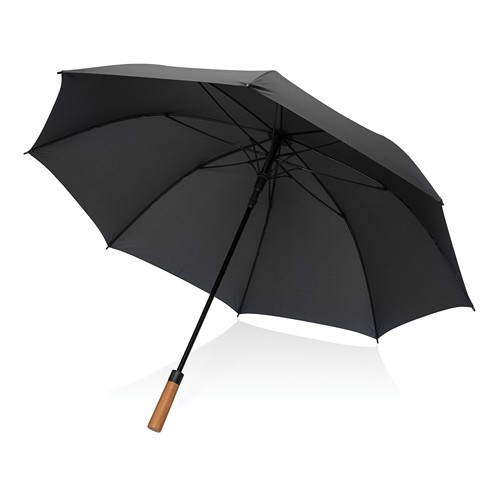 Parapluie 30" en rPET Aware™ et poignée en acacias Parapluie 30" en rPET Aware™ et poignée en acacias