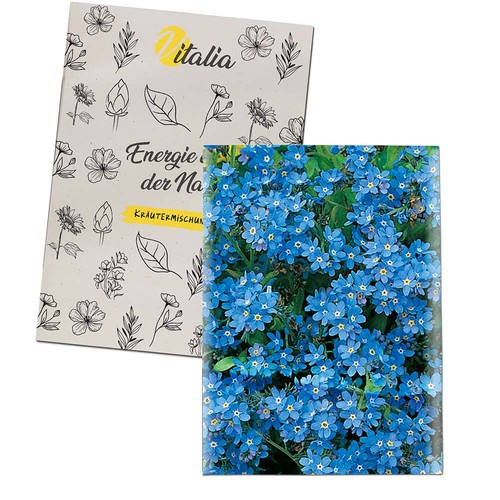 Zaadzakjes mini gerecycled papier - Vergeet-me-nietjes