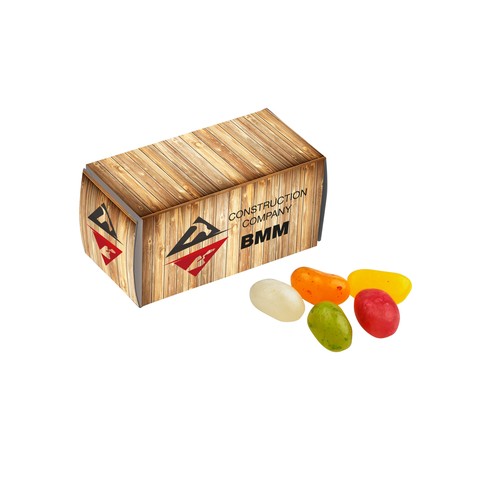Container doosje gevuld met snoep Container doosje gevuld met snoep