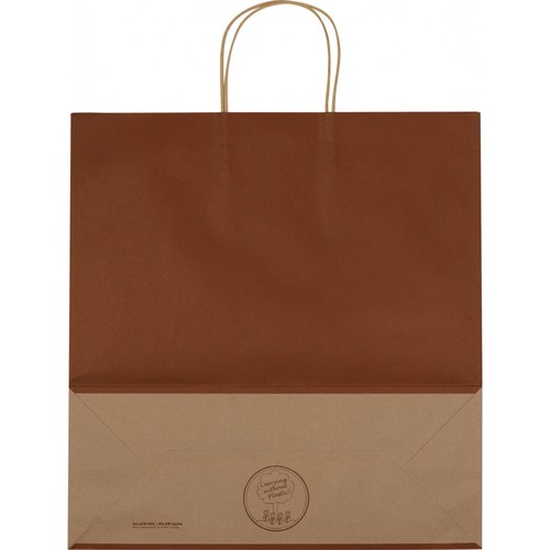 Big recycled paperbag with 2 handles Big recycled paperbag with 2 handles