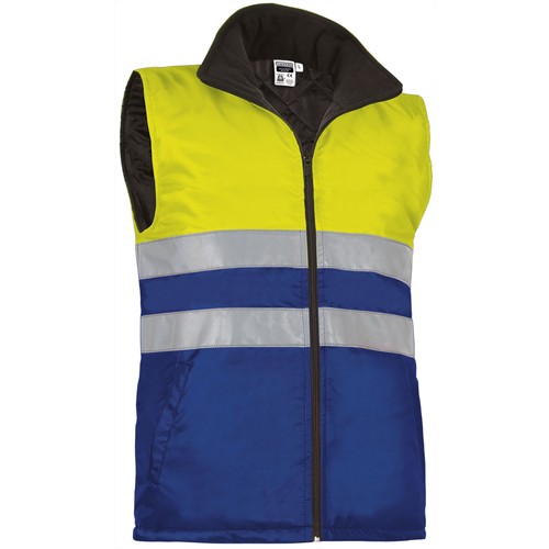 bodywarmervest met reflecterende strepen bodywarmervest met reflecterende strepen