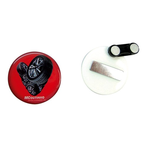 AIMANT PERSONNALISABLE BADGE ÉPOXY