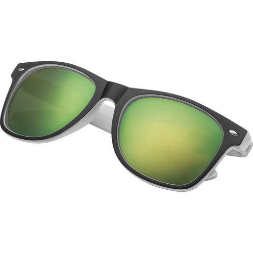 Bicoloured sunglasses with mirrored lenses Bicoloured sunglasses with mirrored lenses
