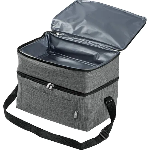 Bolsa refrigerante de RPET con 2 compartimentos Bolsa refrigerante de RPET con 2 compartimentos