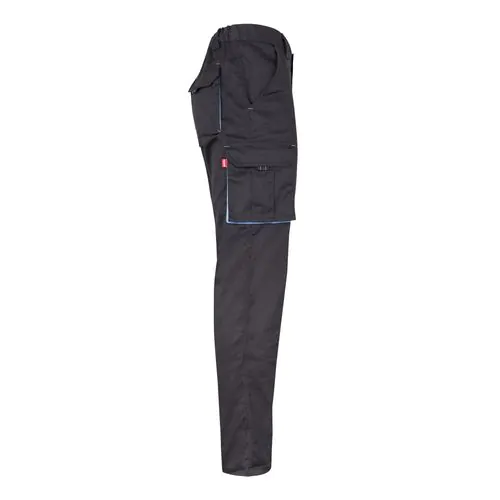 VL FIDES. Two-tone, multi-pocket stretch trousers (240g/m²), in cotton (46%), EME (38%) and polyester (16%) VL FIDES. Two-tone, multi-pocket stretch trousers (240g/m²), in cotton (46%), EME (38%) and polyester (16%)