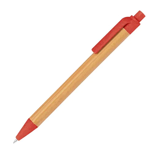 Stylo à bille en paille de blé et bambou Stylo à bille en paille de blé et bambou
