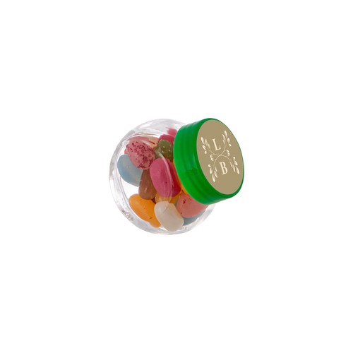 Micro pot en verre 50 ml, rempli de bonbons