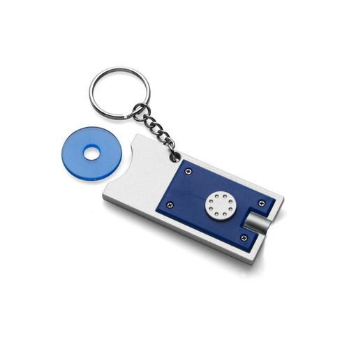 sleutelhanger met winkelmuntje sleutelhanger met winkelmuntje