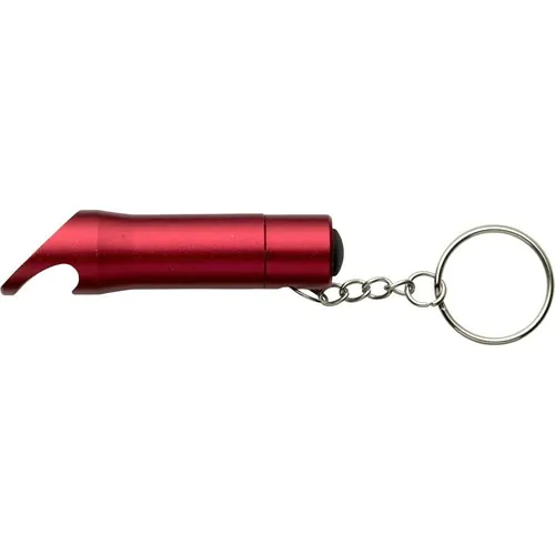 Keyring, LED light, bottle opener