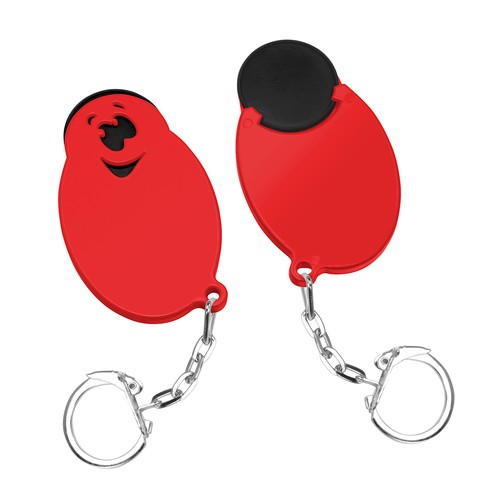 Chip holder with 1€ chip "face"
