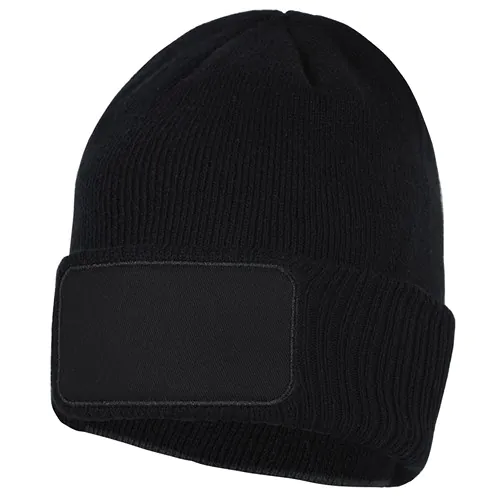 BONNET DOUBLE COUCHE AVEC ETIQUETTE