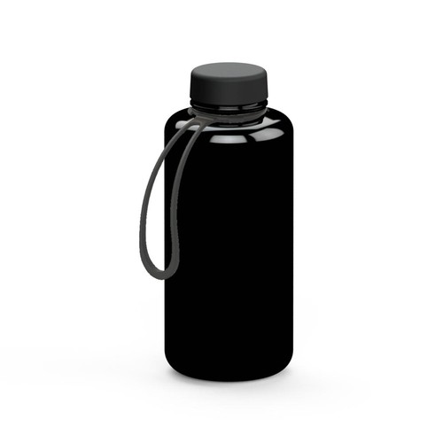 Drink bottle "Refresh" clear-transparent incl. strap, 1.0 l Drink bottle "Refresh" clear-transparent incl. strap, 1.0 l