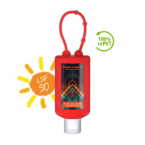 Sun Milk "sensitive" SPF 50, 50 ml Bumper (red), Body Label