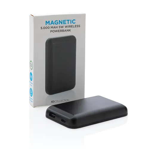 Magnetic 5.000 mAh 5W wireless powerbank Magnetic 5.000 mAh 5W wireless powerbank