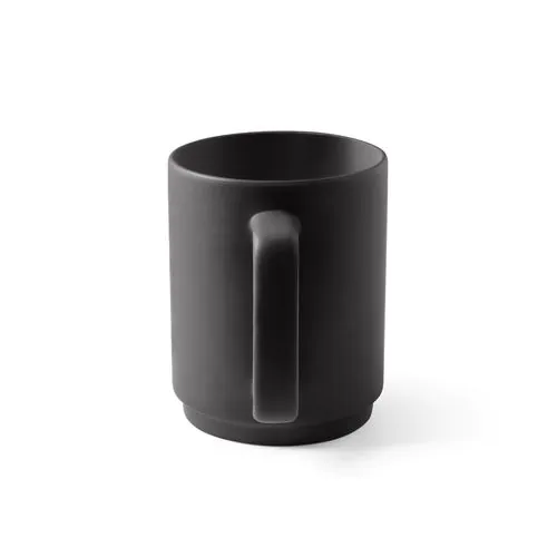 MIGHTY. Taza de cerámica con cuerpo cilíndrico 330 mL