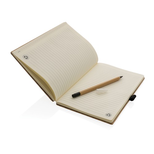 Bamboo notebook and infinity pencil set Bamboo notebook and infinity pencil set