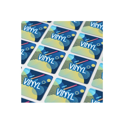 Vinyl Sticker Kwadratowy 40x40mm