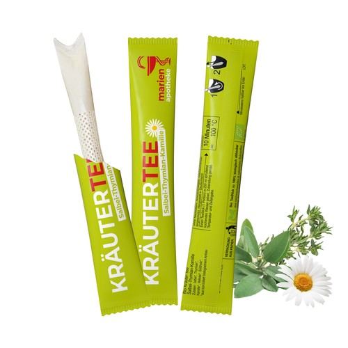 Organic TeaStick - Herbs Sage-Thyme - Individ. Design Organic TeaStick - Herbs Sage-Thyme - Individ. Design