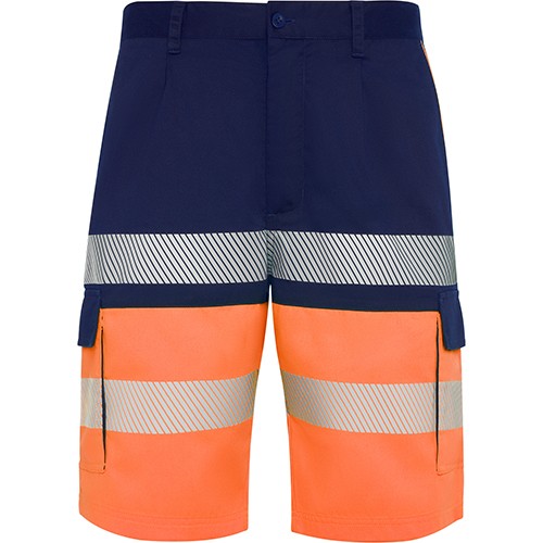 korte broek met reflecterende strepen