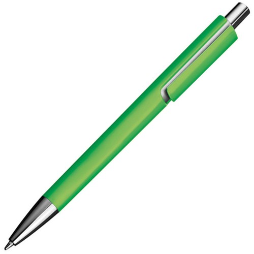 Stylo bille avec applications argentées