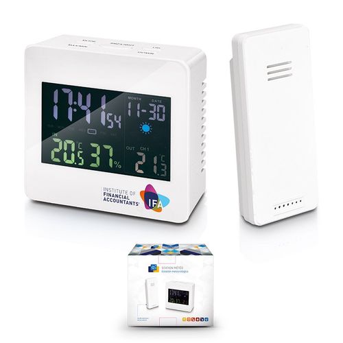 STATION METEO AVEC SONDE EXTERIEURE STATION METEO AVEC SONDE EXTERIEURE
