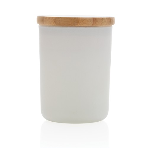 Bougie parfumée avec couvercle en bambou Ukiyo Bougie parfumée avec couvercle en bambou Ukiyo