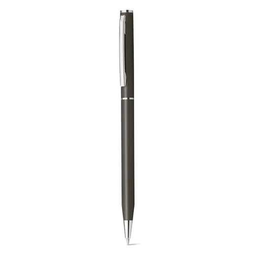 LESLEY METALLIC. Stylo à bille en aluminium avec clip et mécanisme twist