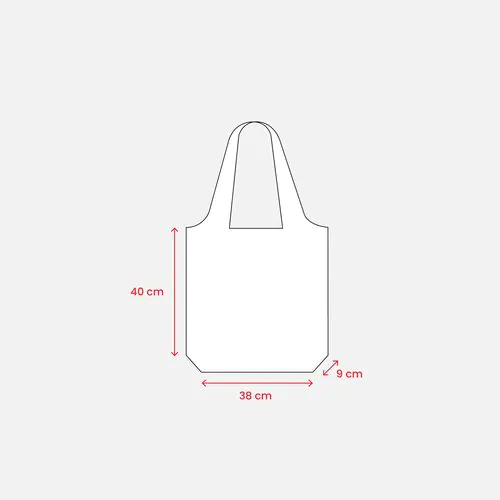 210T RPET foldable shopping bag