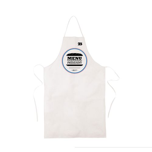 Tablier coton LUBERON 155 - Blanc Tablier coton LUBERON 155 - Blanc