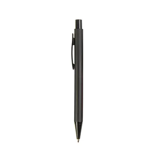 Penna a scatto in plastica con clip in metallo Penna a scatto in plastica con clip in metallo
