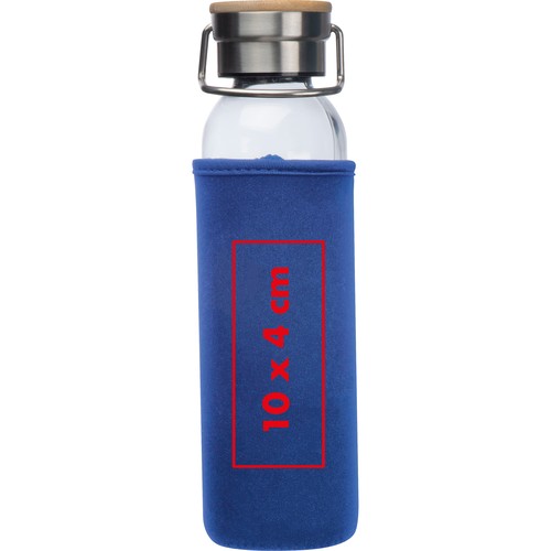 Bouteille en verre avec housse néoprène, 600 ml Bouteille en verre avec housse néoprène, 600 ml