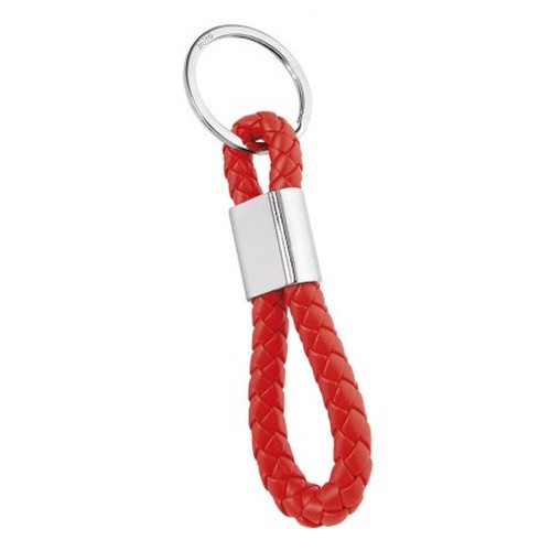 PORTACHIAVI CAVO INTRECCIATO ROSSO PORTACHIAVI CAVO INTRECCIATO ROSSO