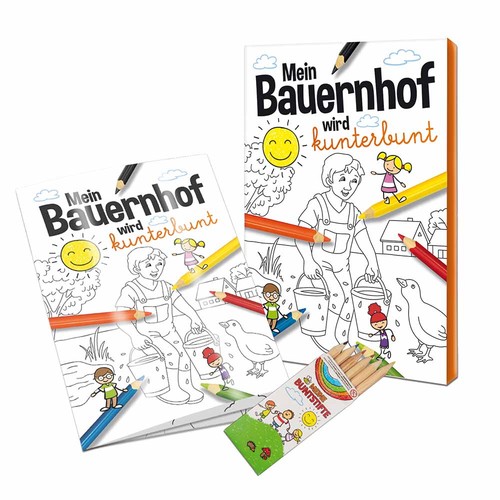 Cahier de dessin / set A6 - Ferme - Kit de dessin neutre Cahier de dessin / set A6 - Ferme - Kit de dessin neutre