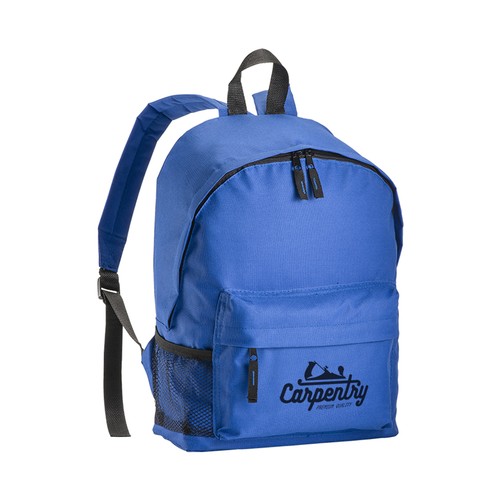 Zaino in poliestere 600D con 3 tasche, di cui una laterale retinata Zaino in poliestere 600D con 3 tasche, di cui una laterale retinata