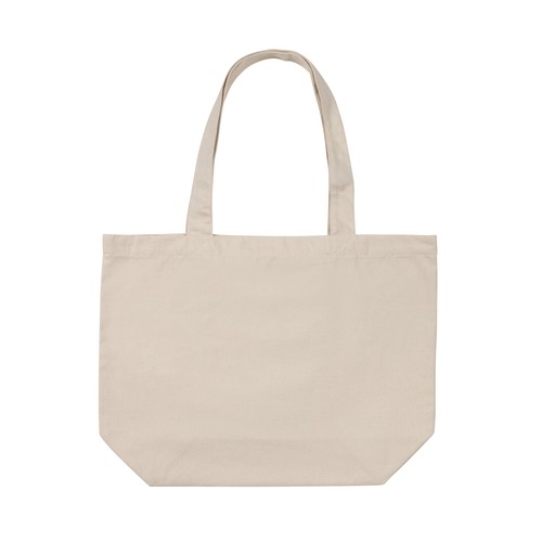 Impact Aware™ re-canvas shopper met vakje 240gsm ongeverfd