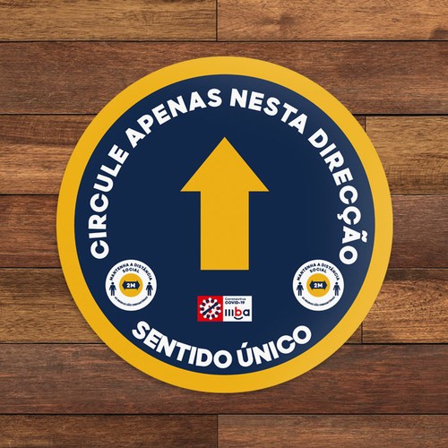 ADESIVO DE SUELO 40CM DIAMETRO PERSONALIZABLE