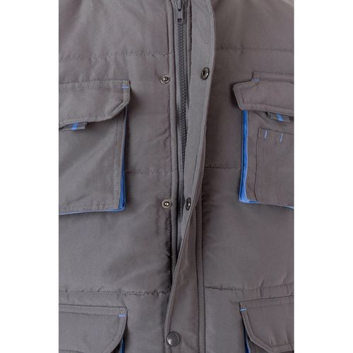 VL NERGAL. Padded vest, two-tone, multi-pocket (120g/m²), in polyester (100%)