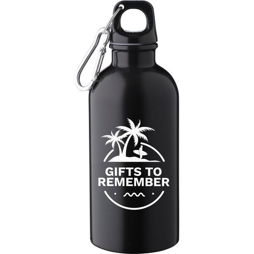 Recycled stainless steel single walled bottle (400 ml) Sable