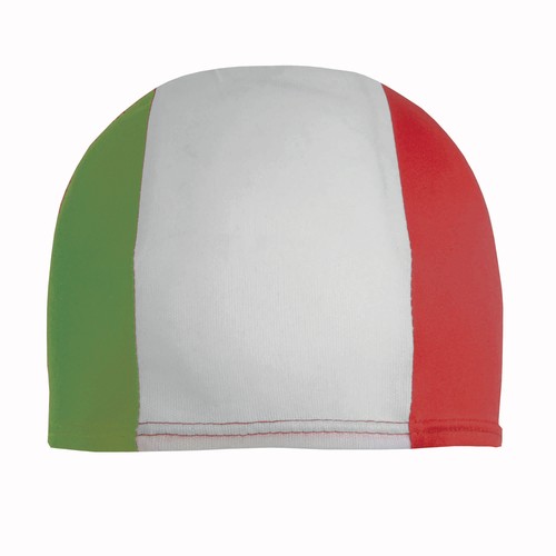 Polyester swim cap