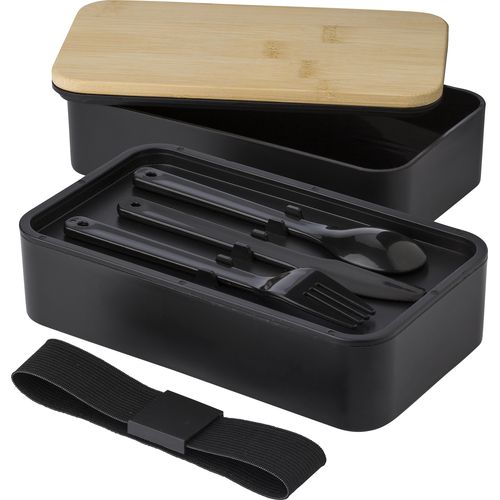 Lunch Box con doppio scomparto in PP Maxton Lunch Box con doppio scomparto in PP Maxton
