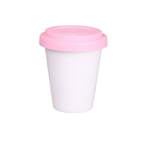 Beker Freedom Small Classic 200ml wit/roze Beker Freedom Small Classic 200ml wit/roze