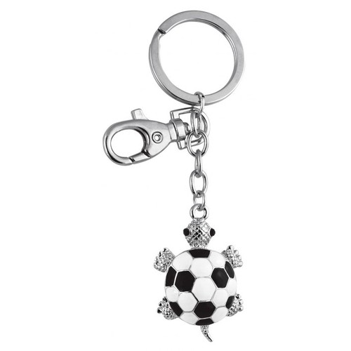 PORTE-CLÉS TORTUE BLANCHE/NOIRE-S/ BOÎTE