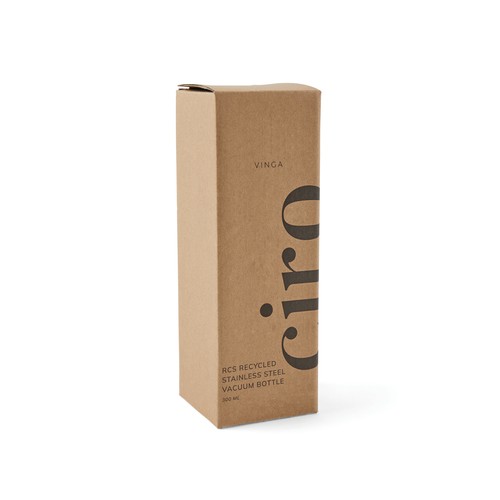 VINGA Ciro RCS gerecycled RVS vacuümfles 300ML VINGA Ciro RCS gerecycled RVS vacuümfles 300ML