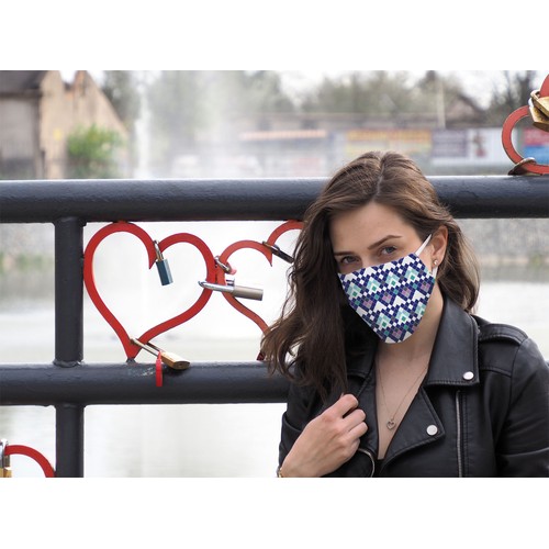 Mascarilla de algodón VENUS PRO con bolsillo de filtro HEPA