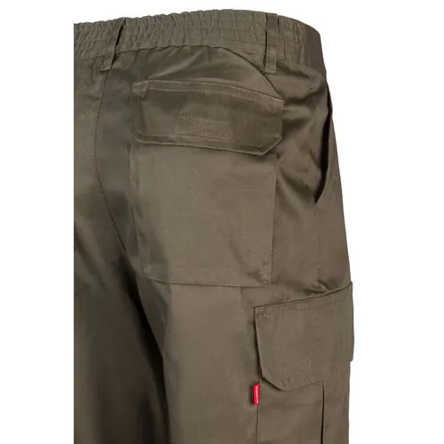 VL MABON. Pantalon sergé, multipoches (200g/m²), en coton (35%) et polyester (65%)